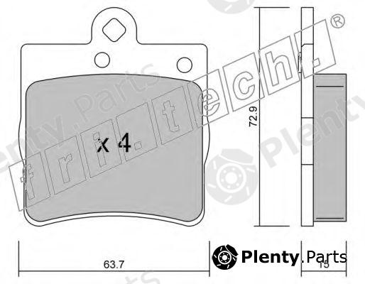  fri.tech. part 352.0 (3520) Brake Pad Set, disc brake