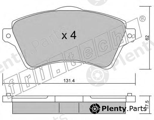  fri.tech. part 358.0 (3580) Brake Pad Set, disc brake