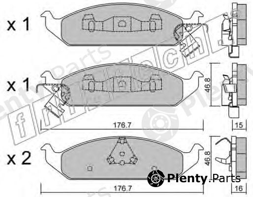  fri.tech. part 364.0 (3640) Brake Pad Set, disc brake