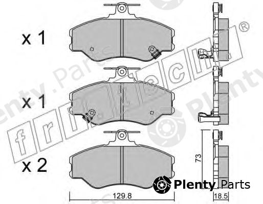 fri.tech. part 375.0 (3750) Brake Pad Set, disc brake