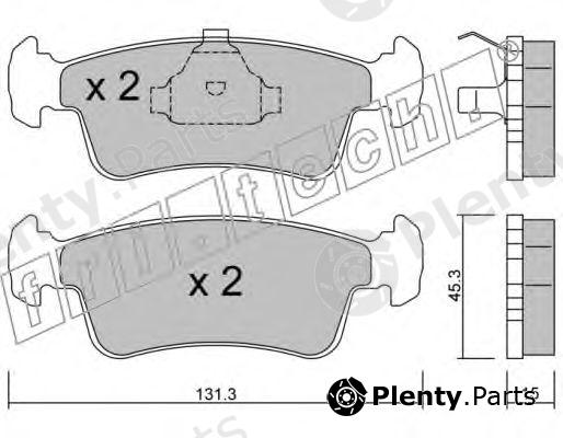  fri.tech. part 435.0 (4350) Brake Pad Set, disc brake