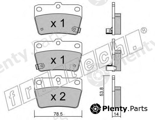  fri.tech. part 446.0 (4460) Brake Pad Set, disc brake