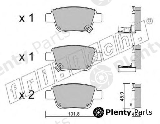  fri.tech. part 467.0 (4670) Brake Pad Set, disc brake