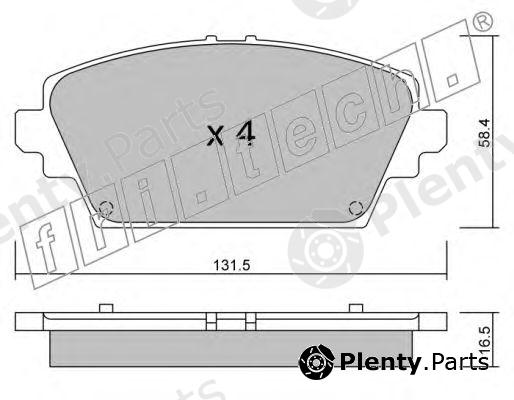  fri.tech. part 480.0 (4800) Brake Pad Set, disc brake