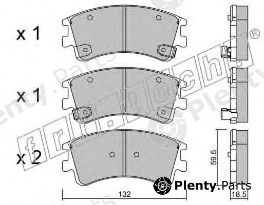  fri.tech. part 492.0 (4920) Brake Pad Set, disc brake