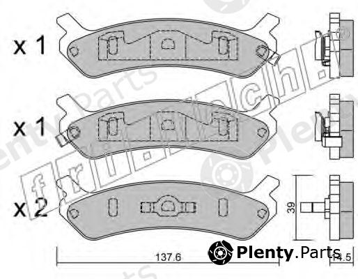  fri.tech. part 521.0 (5210) Brake Pad Set, disc brake