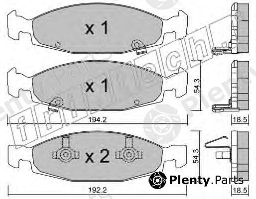  fri.tech. part 541.0 (5410) Brake Pad Set, disc brake
