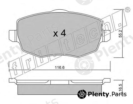  fri.tech. part 544.0 (5440) Brake Pad Set, disc brake