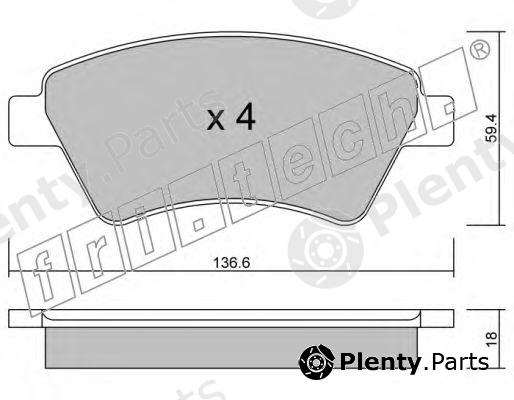  fri.tech. part 560.0 (5600) Brake Pad Set, disc brake