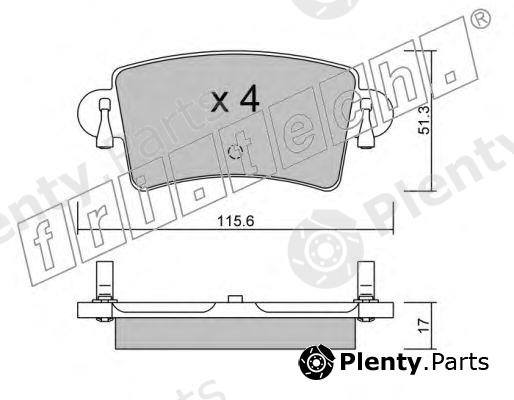  fri.tech. part 562.0 (5620) Brake Pad Set, disc brake