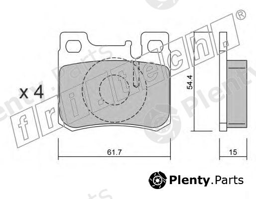  fri.tech. part 582.0 (5820) Brake Pad Set, disc brake