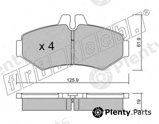  fri.tech. part 588.0 (5880) Brake Pad Set, disc brake