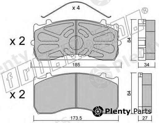  fri.tech. part 599.0 (5990) Brake Pad Set, disc brake