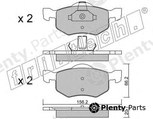  fri.tech. part 625.0 (6250) Brake Pad Set, disc brake