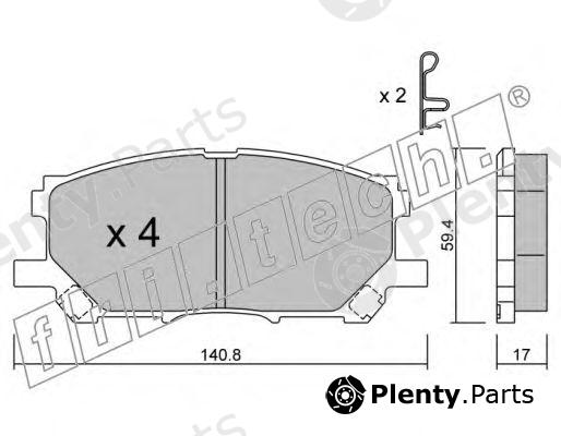  fri.tech. part 634.0 (6340) Brake Pad Set, disc brake