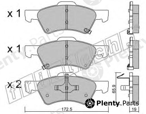  fri.tech. part 639.0 (6390) Brake Pad Set, disc brake
