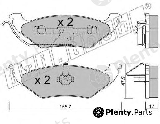  fri.tech. part 640.0 (6400) Brake Pad Set, disc brake