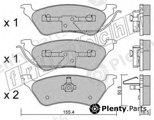  fri.tech. part 641.0 (6410) Brake Pad Set, disc brake