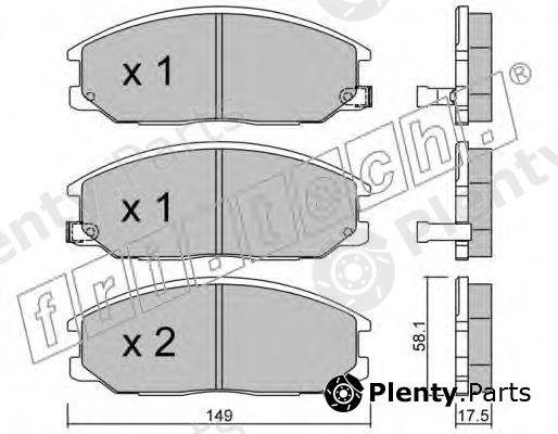  fri.tech. part 648.0 (6480) Brake Pad Set, disc brake