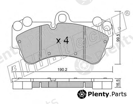  fri.tech. part 669.0 (6690) Brake Pad Set, disc brake
