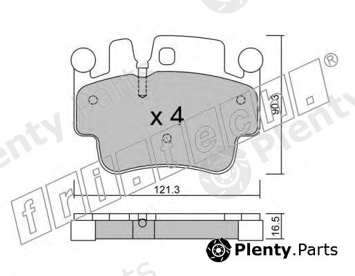  fri.tech. part 673.0 (6730) Brake Pad Set, disc brake