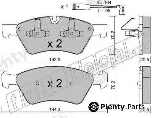  fri.tech. part 686.0W (6860W) Brake Pad Set, disc brake