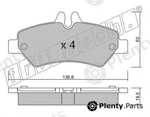  fri.tech. part 688.0 (6880) Brake Pad Set, disc brake