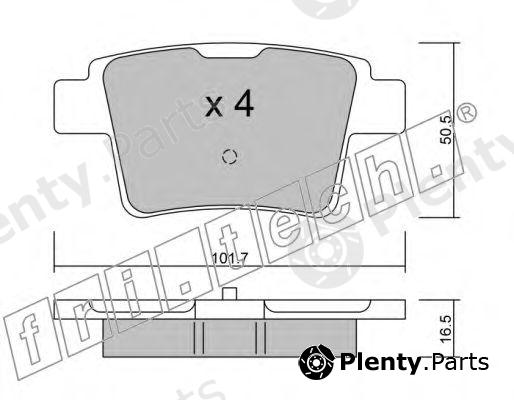  fri.tech. part 693.0 (6930) Brake Pad Set, disc brake