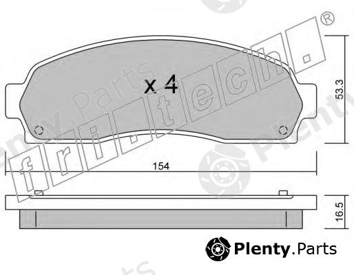  fri.tech. part 701.0 (7010) Brake Pad Set, disc brake