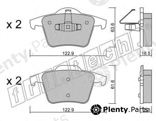  fri.tech. part 704.0 (7040) Brake Pad Set, disc brake