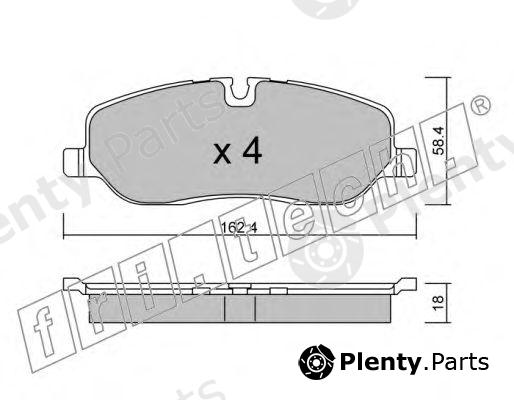  fri.tech. part 709.0 (7090) Brake Pad Set, disc brake