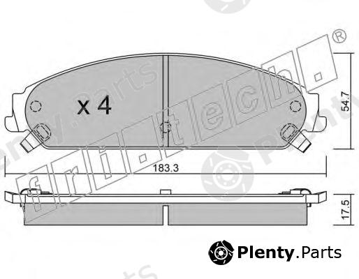  fri.tech. part 733.0 (7330) Brake Pad Set, disc brake
