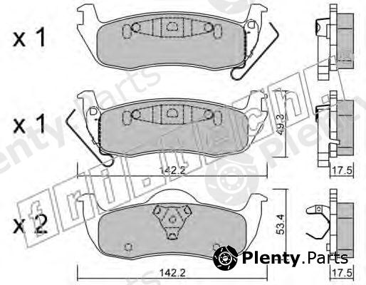  fri.tech. part 736.0 (7360) Brake Pad Set, disc brake