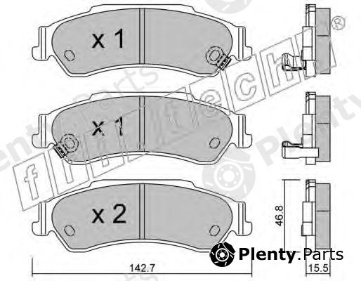  fri.tech. part 738.0 (7380) Brake Pad Set, disc brake