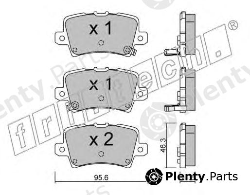  fri.tech. part 745.0 (7450) Brake Pad Set, disc brake