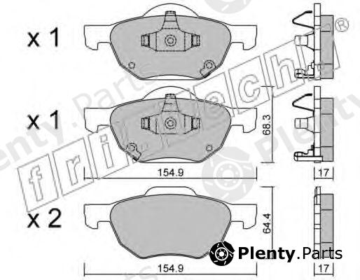  fri.tech. part 746.0 (7460) Brake Pad Set, disc brake