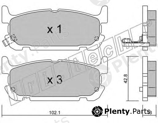  fri.tech. part 750.0 (7500) Brake Pad Set, disc brake