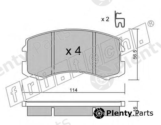  fri.tech. part 752.0 (7520) Brake Pad Set, disc brake