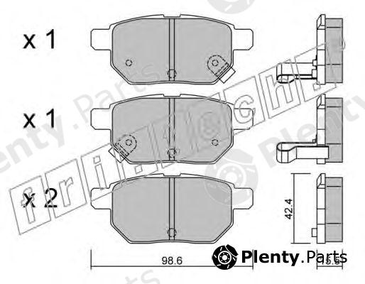 fri.tech. part 762.0 (7620) Brake Pad Set, disc brake