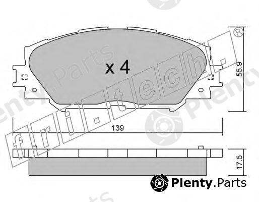  fri.tech. part 763.0 (7630) Brake Pad Set, disc brake