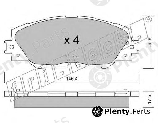  fri.tech. part 764.0 (7640) Brake Pad Set, disc brake