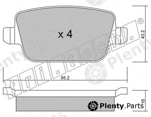  fri.tech. part 796.0 (7960) Brake Pad Set, disc brake