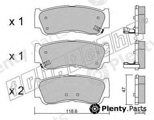  fri.tech. part 804.0 (8040) Brake Pad Set, disc brake