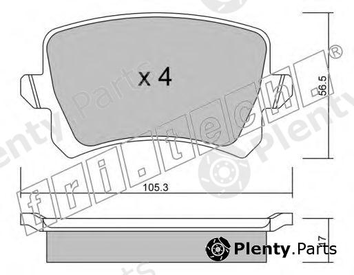  fri.tech. part 822.0 (8220) Brake Pad Set, disc brake