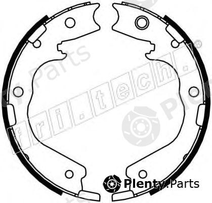  fri.tech. part 1047.378 (1047378) Brake Shoe Set, parking brake