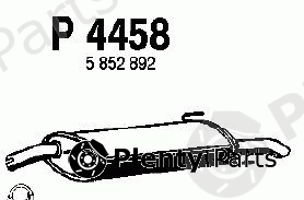  FENNO part P4458 End Silencer