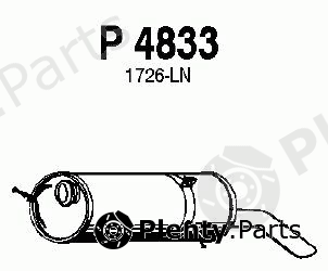  FENNO part P4833 End Silencer