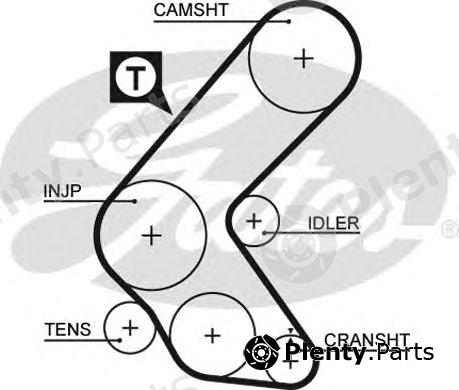  GATES part 5193XS Timing Belt