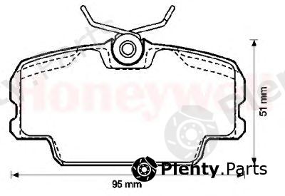  JURID part 571559J-AS (571559JAS) Brake Pad Set, disc brake