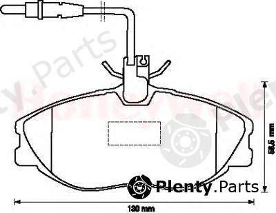  JURID part 571898J Brake Pad Set, disc brake